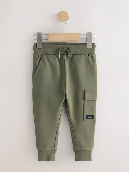Khaki Green Skinny Utility Joggers (3mths-7yrs)