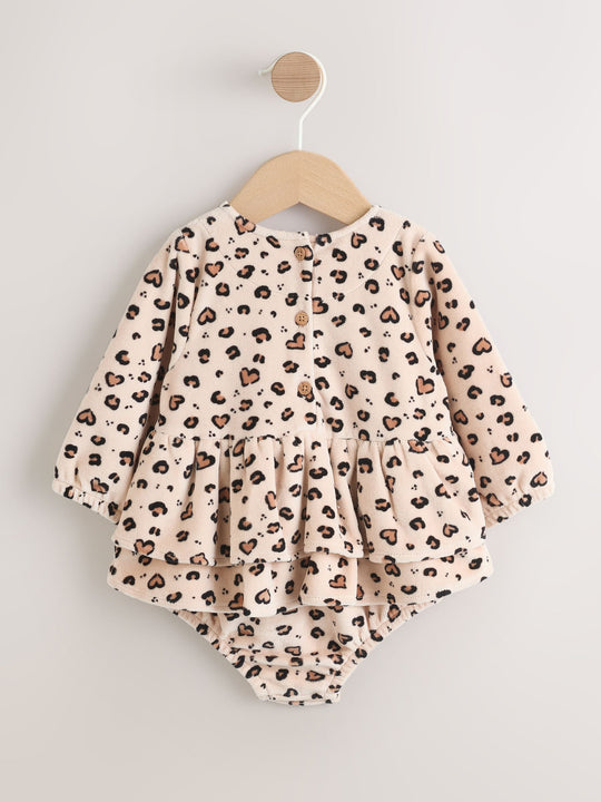Natural Animal Baby Bloomer Rompers Set 2 Piece with Tights (0mths-3yrs)