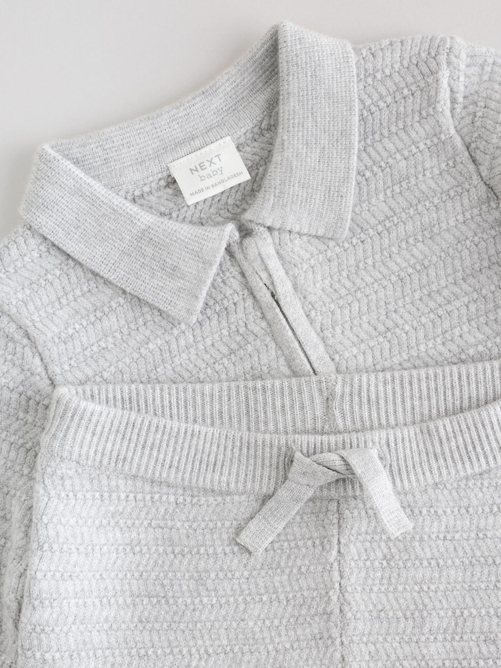 Grey Baby Knitted Jumper and Leggings Set (0mths-2yrs)