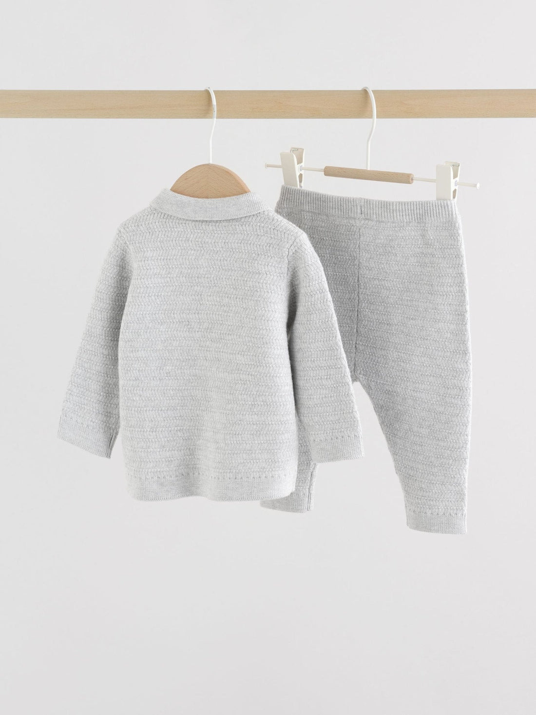 Grey Baby Knitted Jumper and Leggings Set (0mths-2yrs)