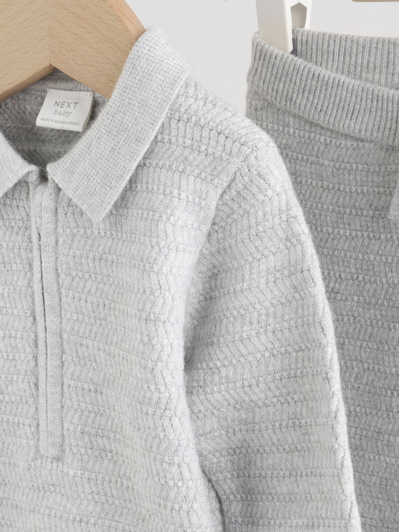 Grey Baby Knitted Jumper and Leggings Set (0mths-2yrs)