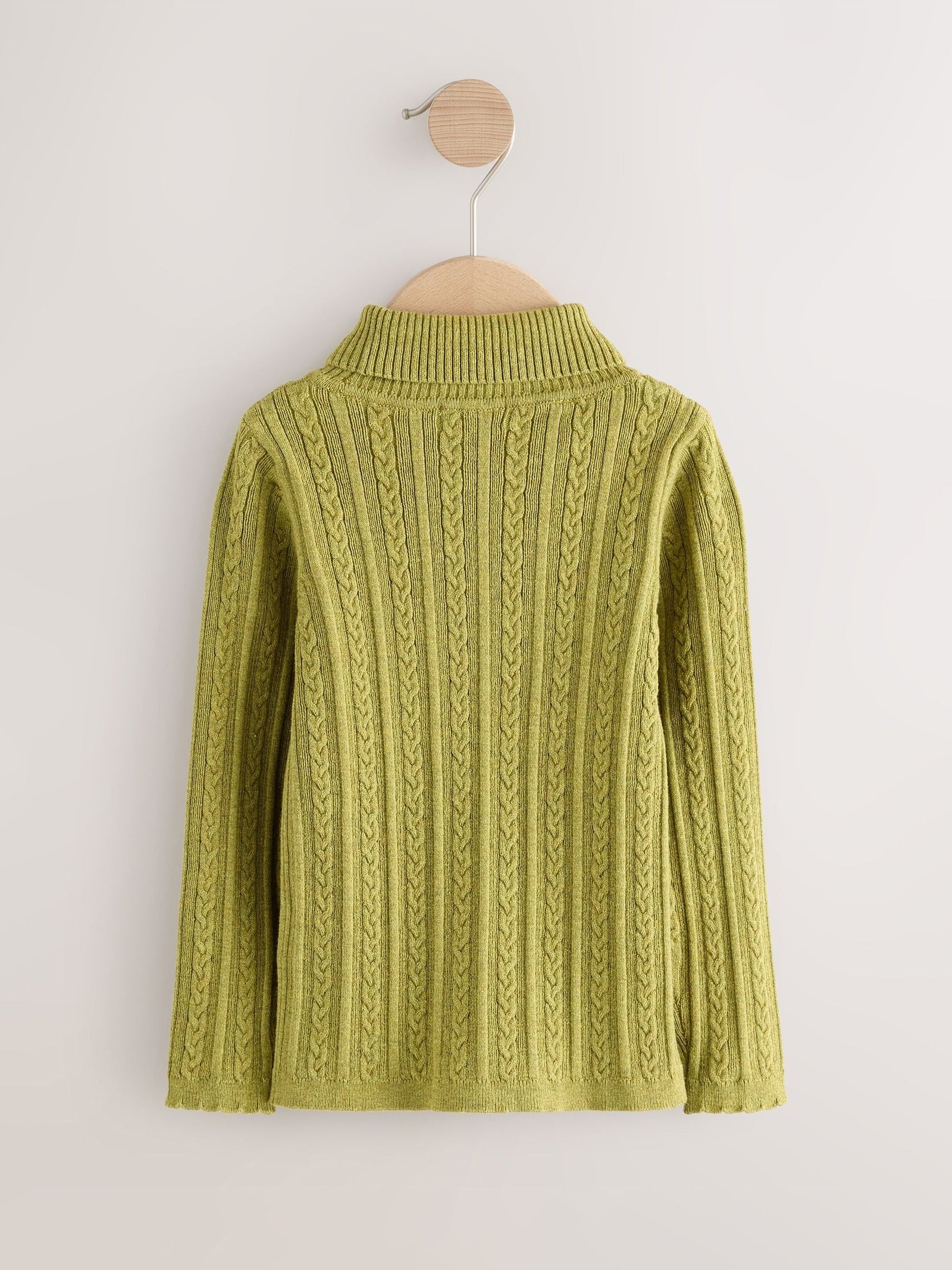 Green Roll Neck Jumper (3mths-10yrs)