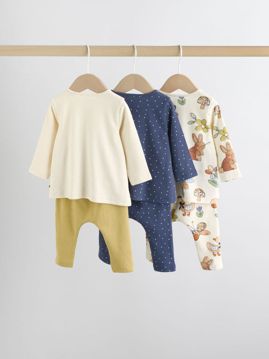 Ecru Long Sleeve Top And Leggings Set 6 Piece (0mths-3yrs)