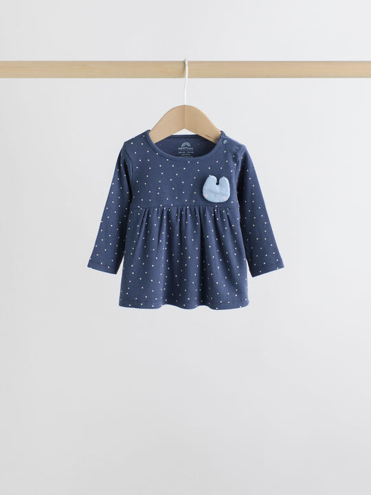 Ecru Long Sleeve Top And Leggings Set 6 Piece (0mths-3yrs)