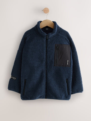 Blue Zip Through Fleece (3-16yrs)