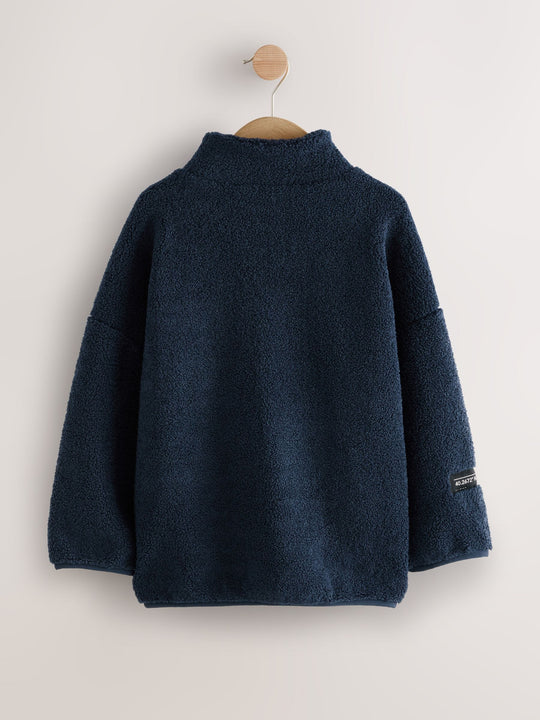 Blue Zip Through Fleece (3-16yrs)