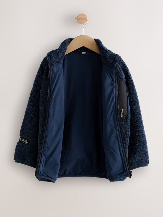 Blue Zip Through Fleece (3-16yrs)