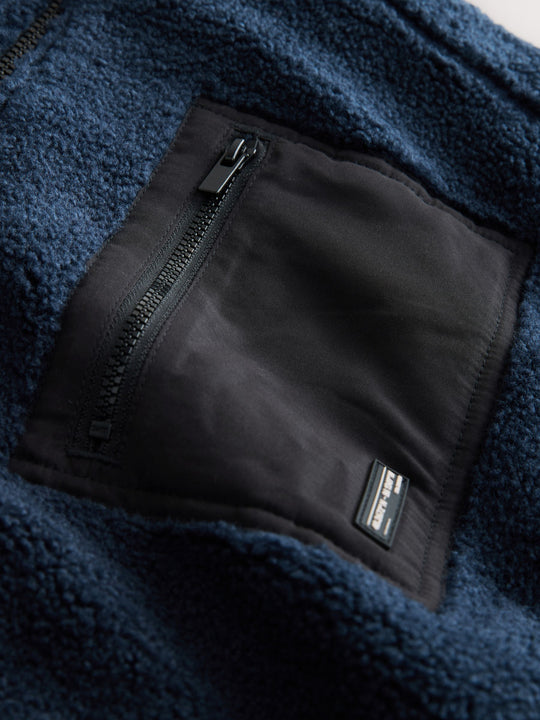 Blue Zip Through Fleece (3-16yrs)