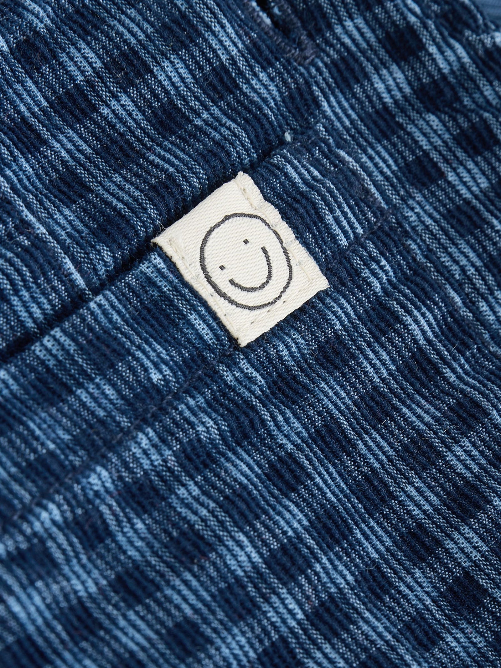 Blue Check Baby Cord Dungaree and Bodysuit Set (0mths-2yrs)