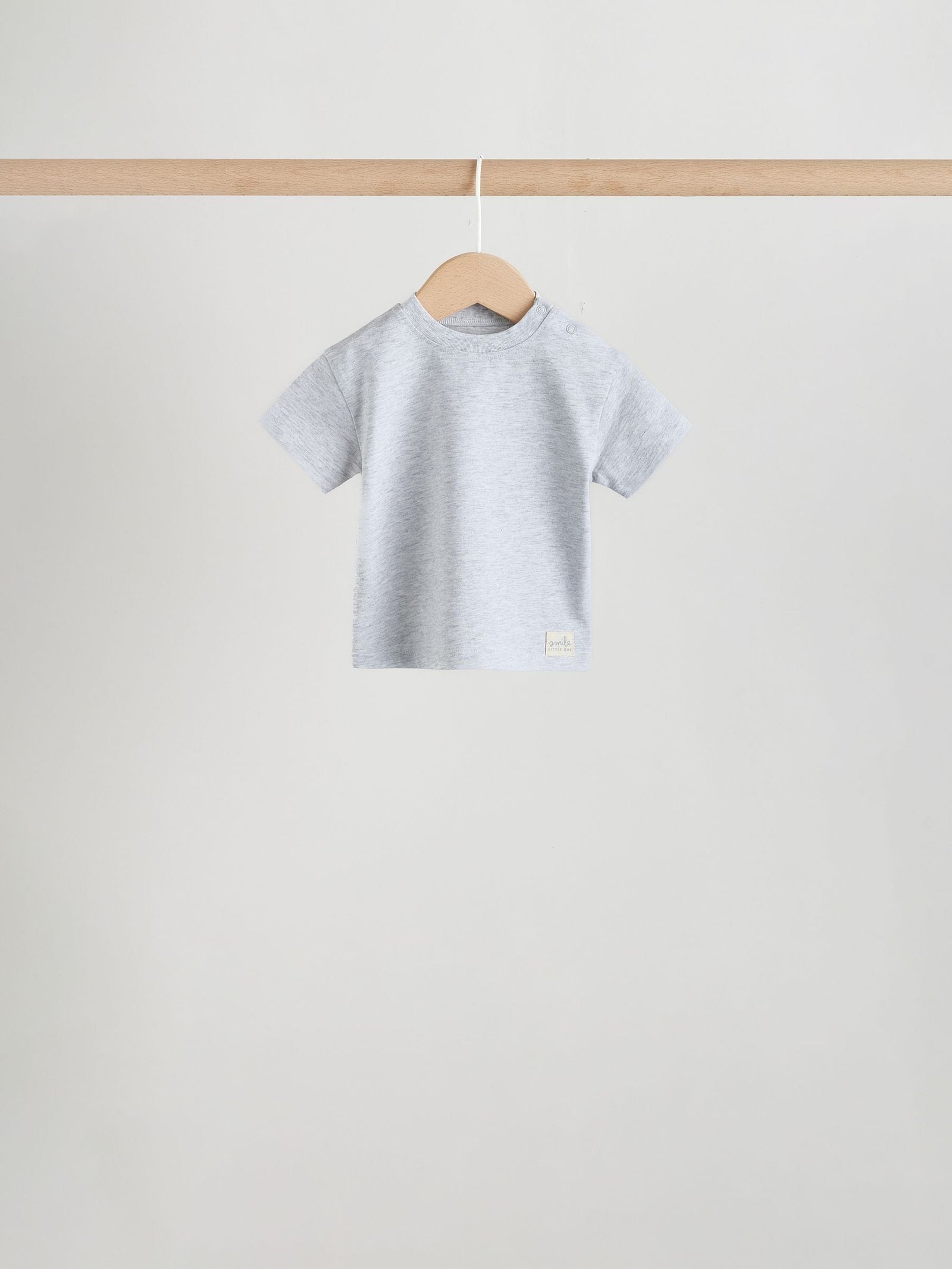 Mono/Neutral Short Sleeve Baby T-Shirts 4 Pack (0mths-2yrs)