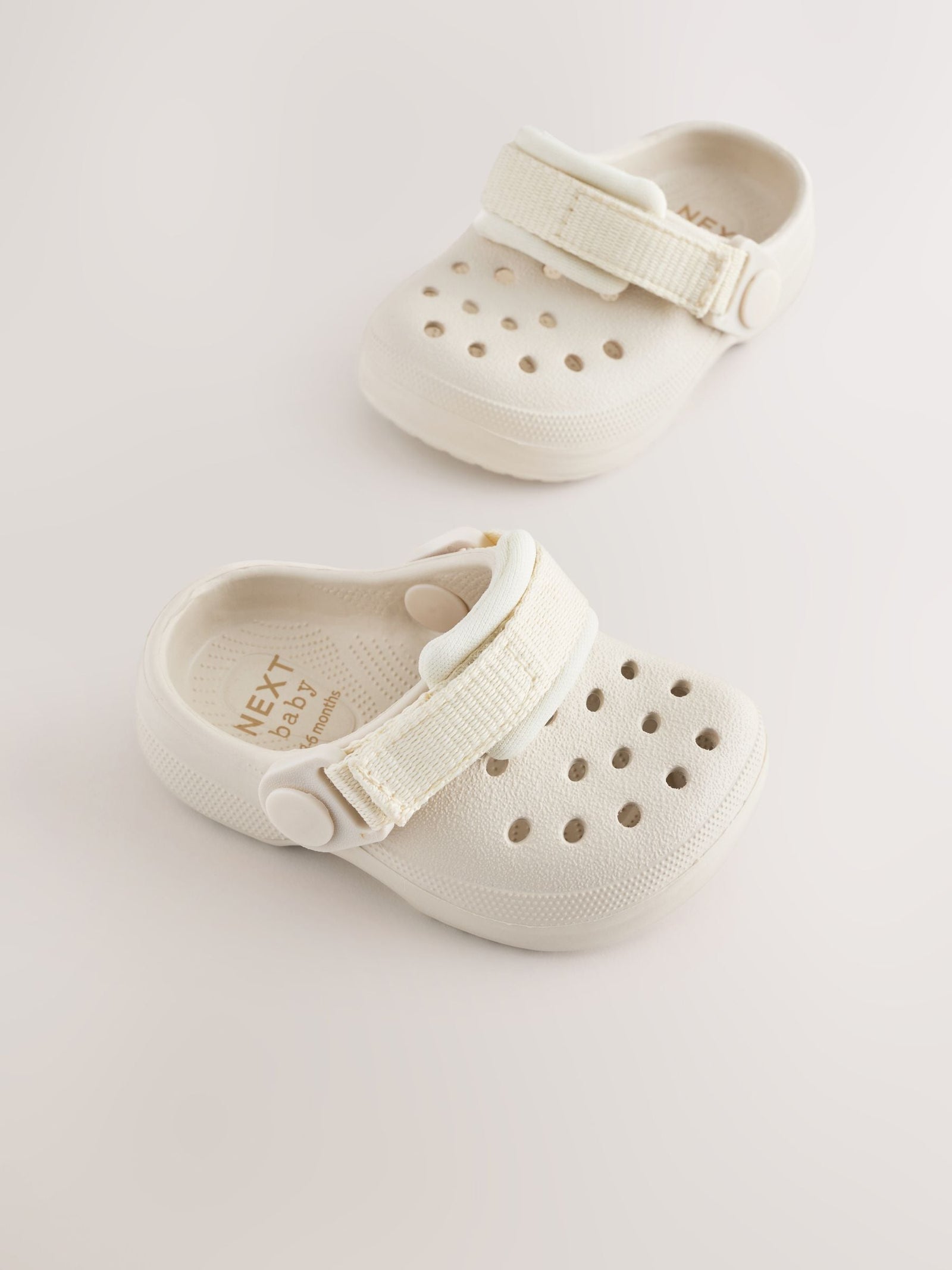 Neutral Touch Fastening Baby Clogs (0-2mths)