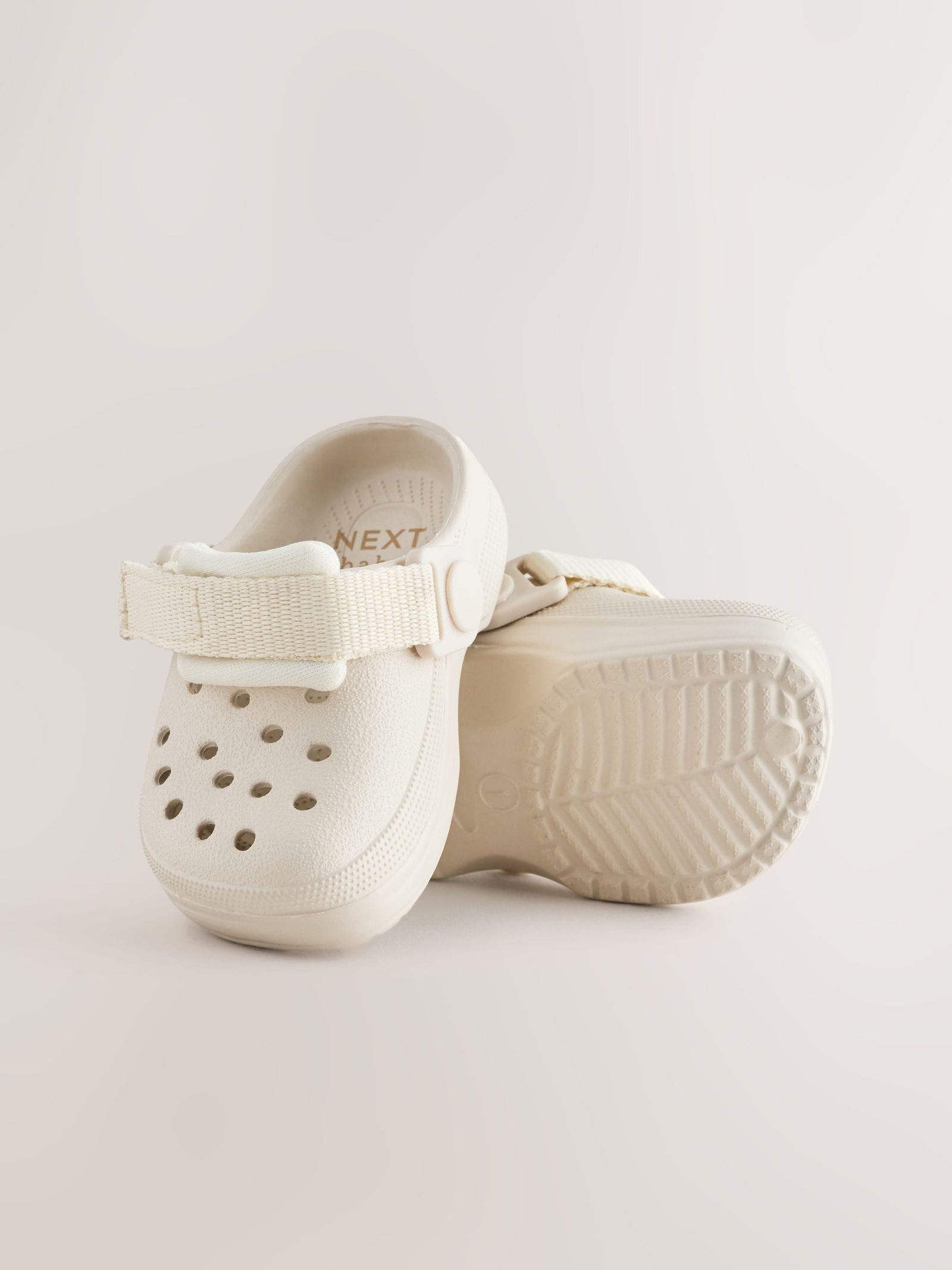 Neutral Touch Fastening Baby Clogs (0-2mths)