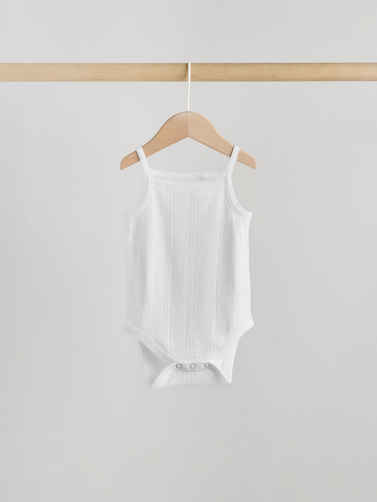 White Vest Baby Bodysuits 5 Pack