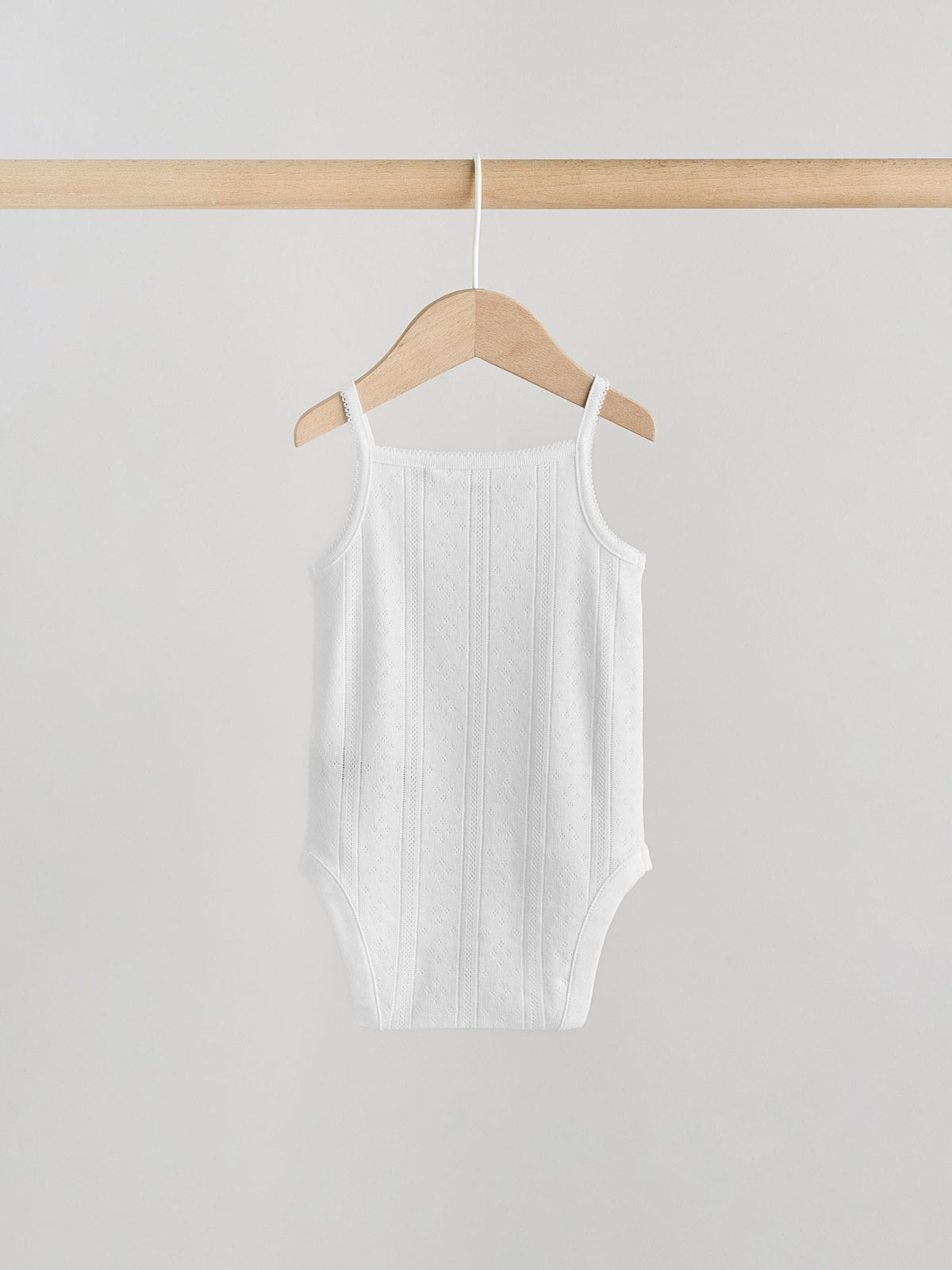 White Vest Baby Bodysuits 5 Pack