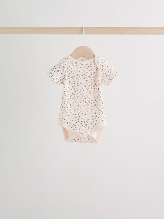 Neutral Short Sleeve Bodysuits 5 Pack
