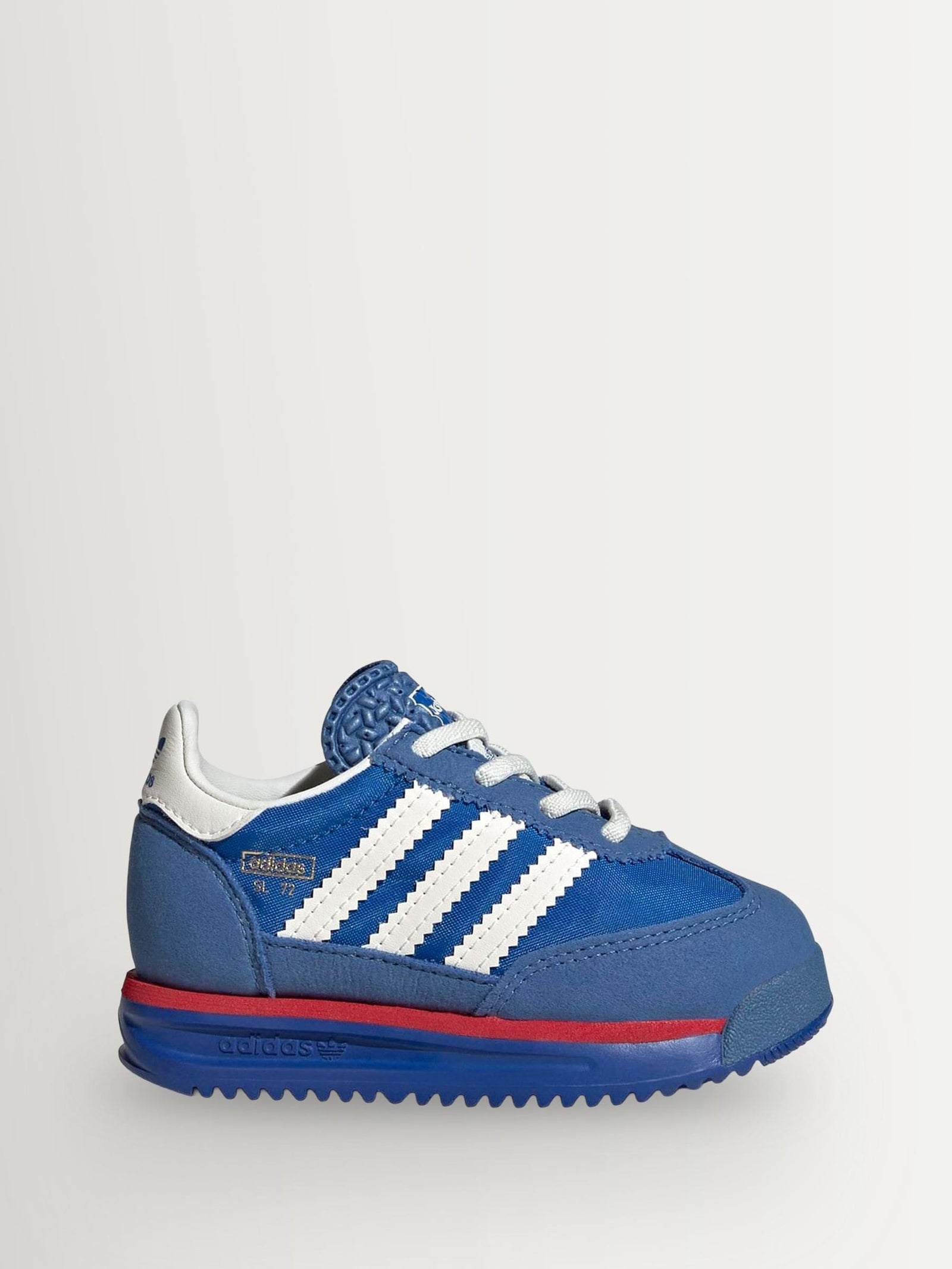 adidas Originals Blue/White SL 72 RS Elastic Laces Infant Trainers