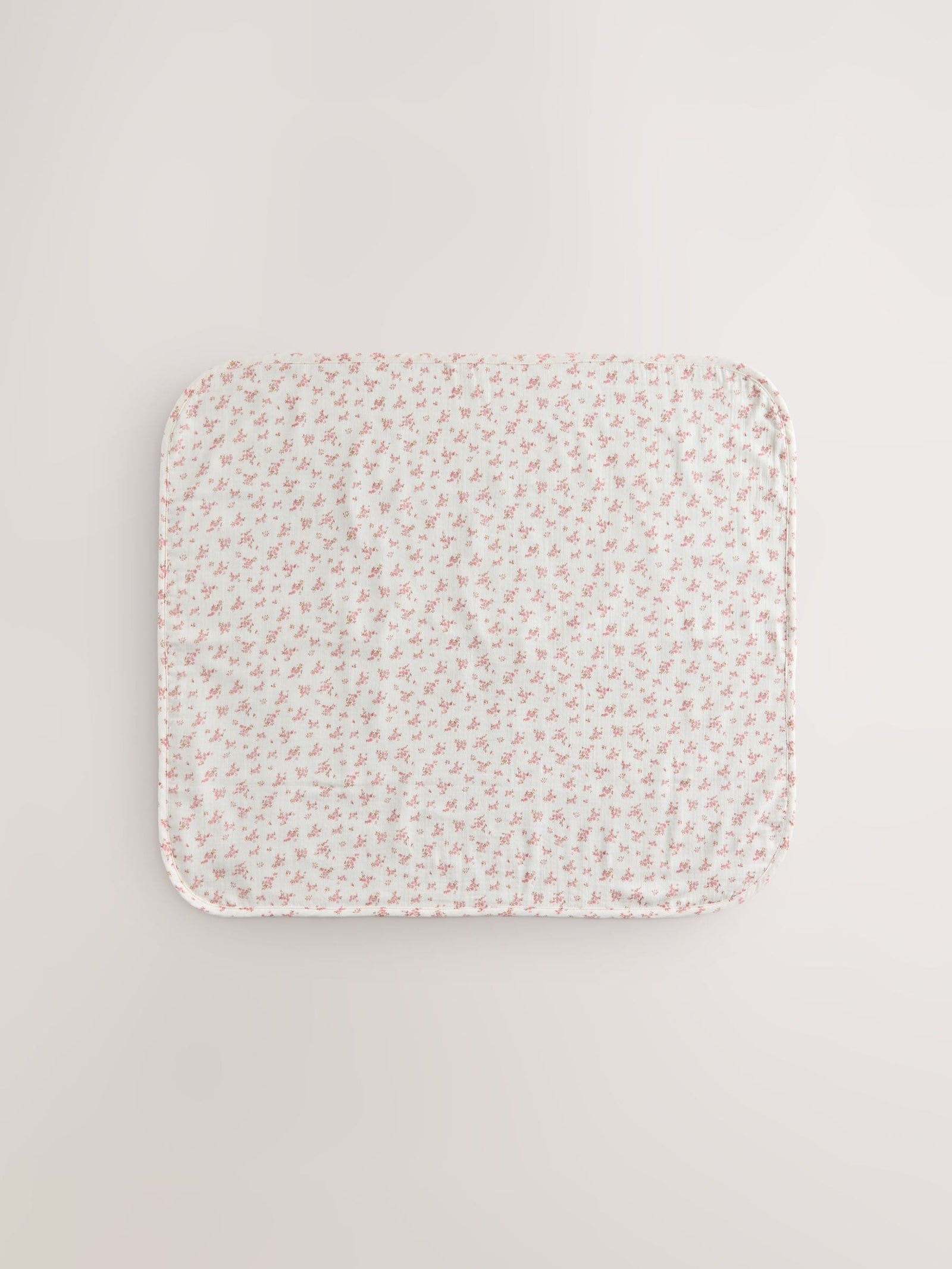 Pink Ditsy Floral Cotton Baby Muslin Blanket