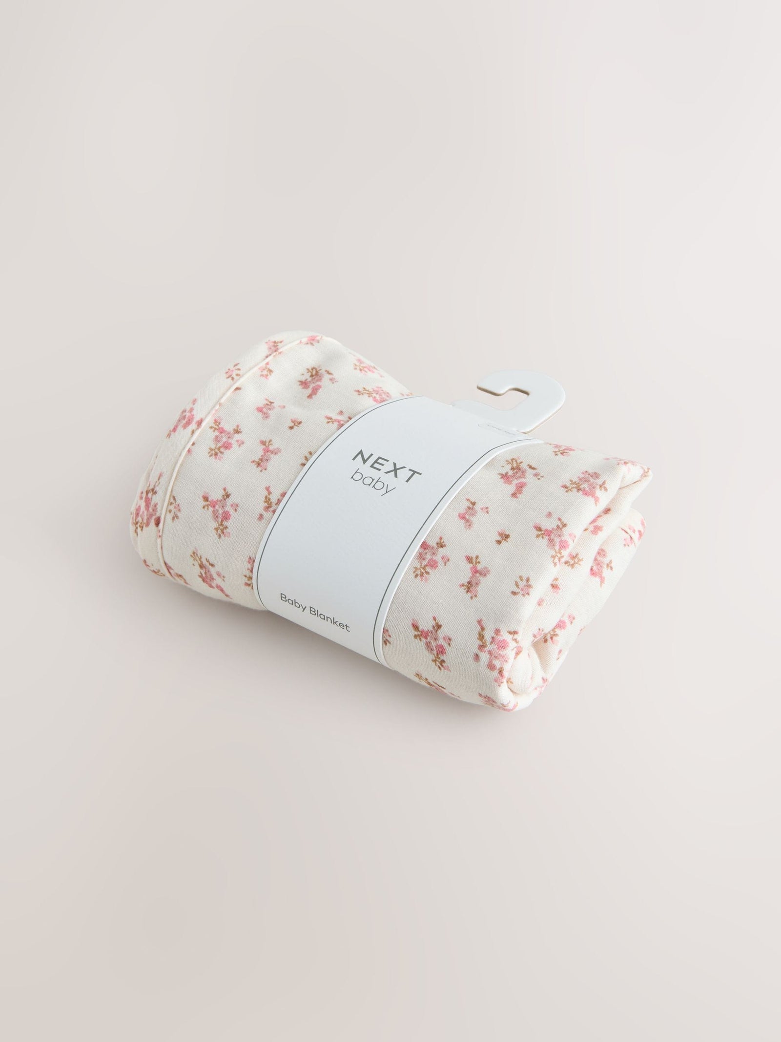 Pink Ditsy Floral Cotton Baby Muslin Blanket