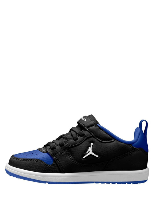 Jordan Blue/Brown Junior Access Court Low Trainers