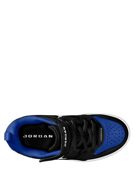 Jordan Blue/Brown Junior Access Court Low Trainers
