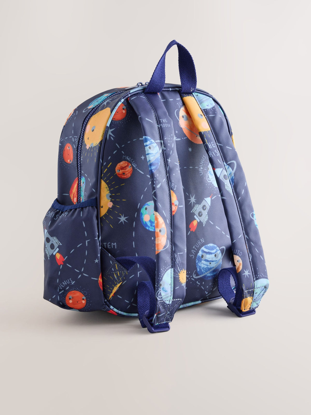 Navy Space Print Backpack