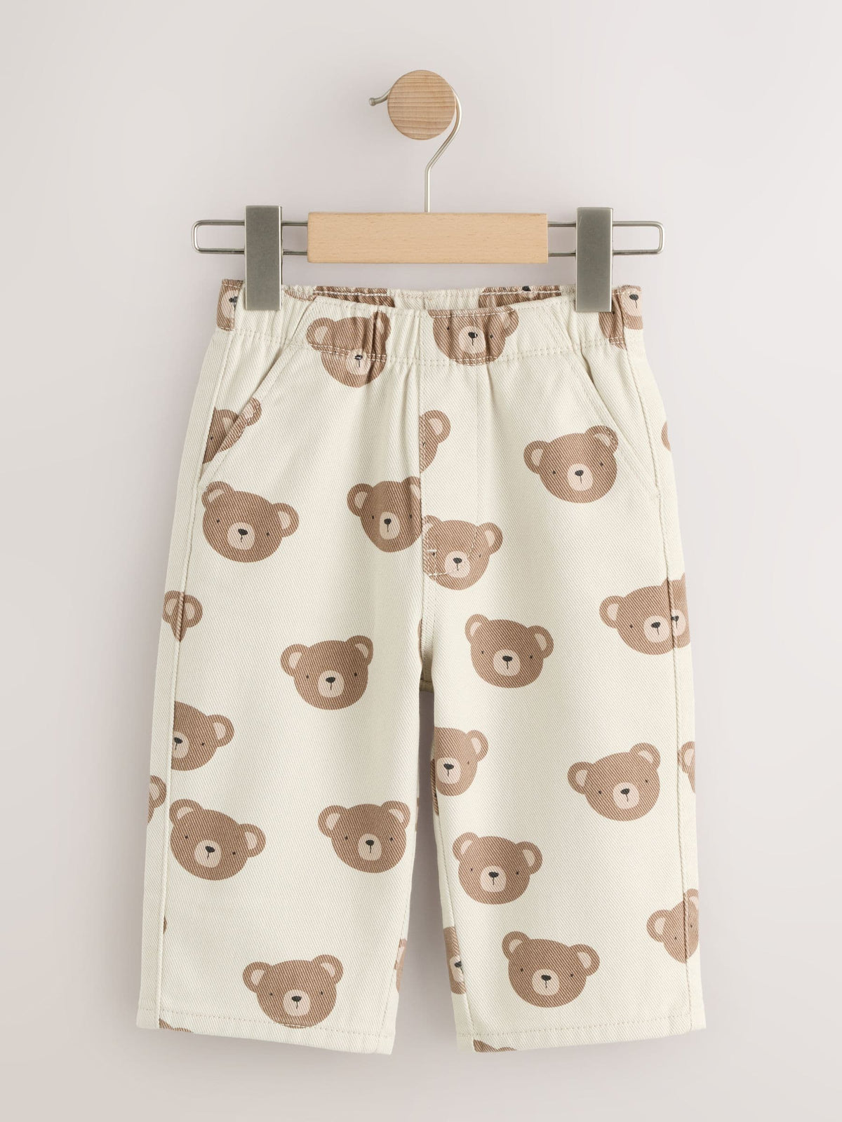 Brown Pull On Wide Leg Trousers 2 Pack (3mths-7yrs)