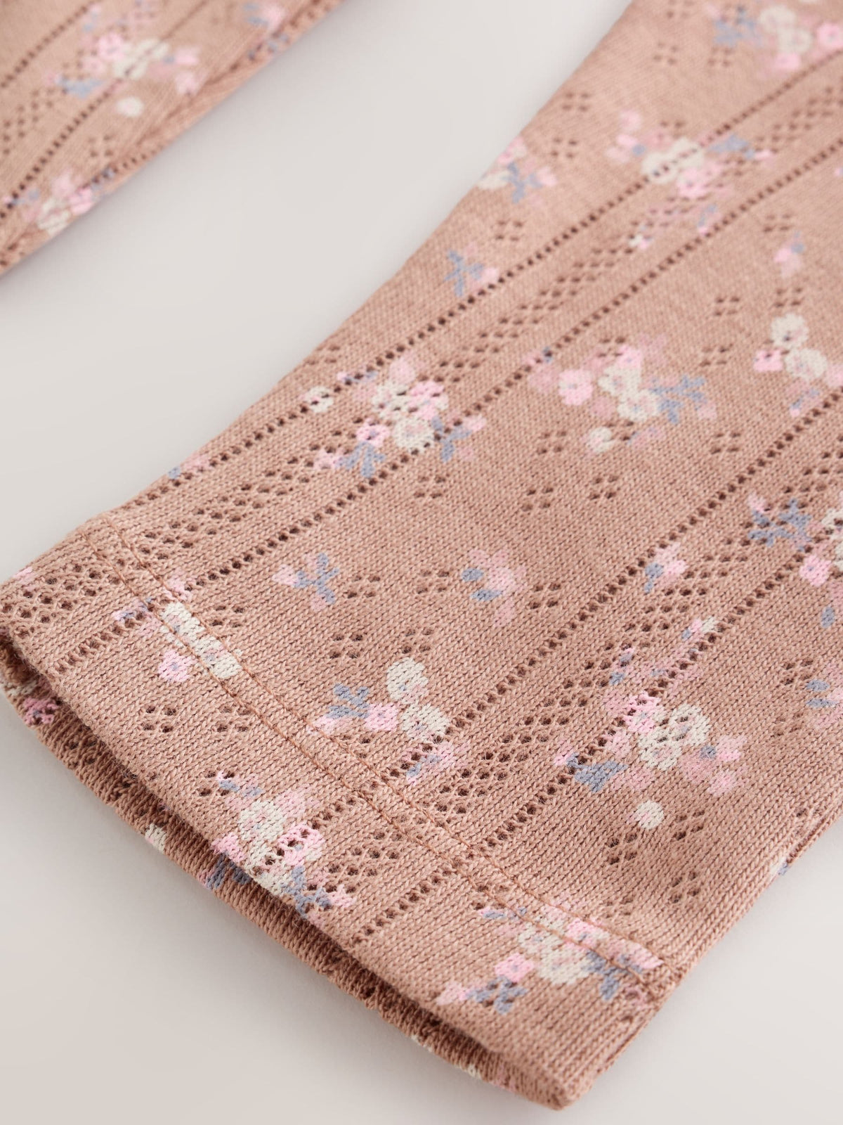 Mink Brown Ditsy Baby Leggings 5 Pack (0mths-2yrs)