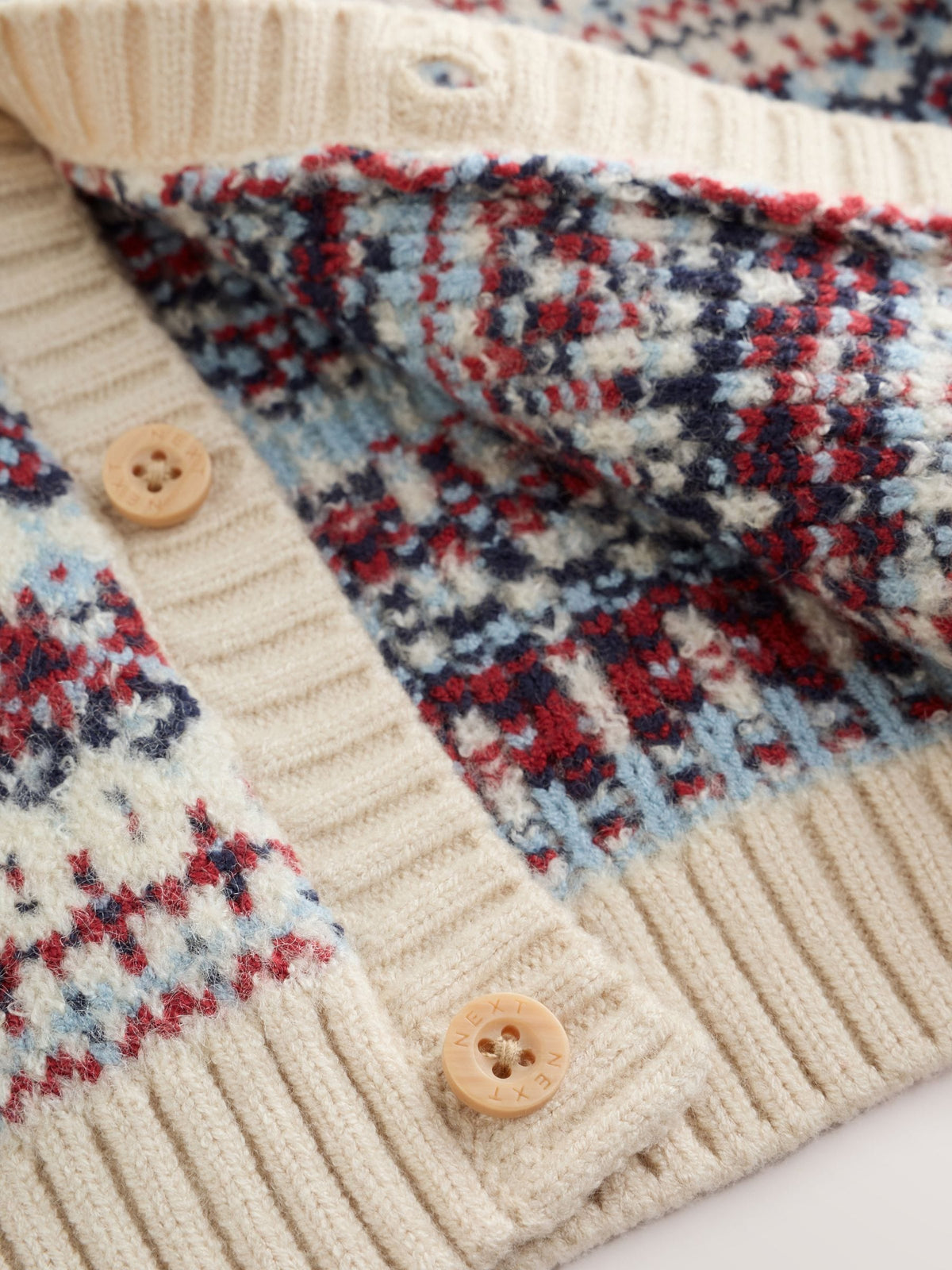 Neutral Fairisle Knitted Cardigan and Legging Baby Set (0mths-2yrs)