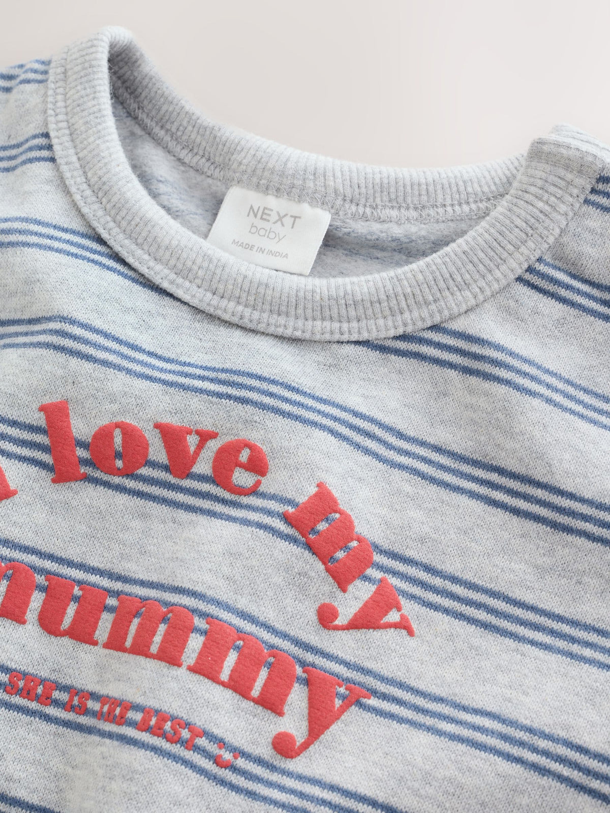'I Love My Mummy' Grey/Blue Sweatshirt and Joggers Baby Set (0mths-2yrs)