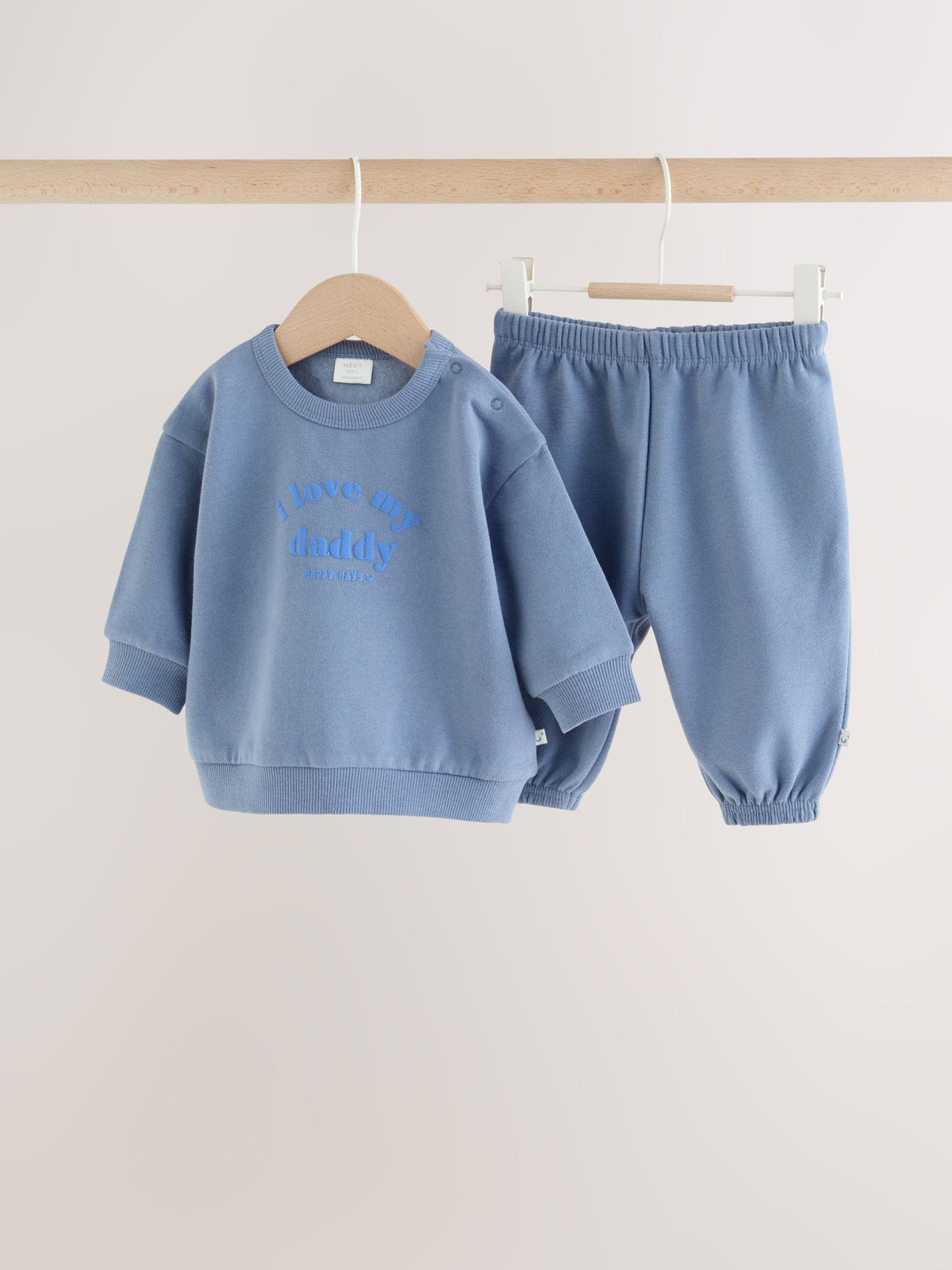 'I Love My Daddy' Blue Sweatshirt and Joggers Baby Set (0mths-2yrs)