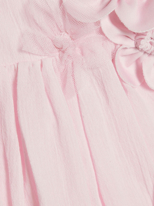 River Island Pink Flower Smock Top And Shorts Set