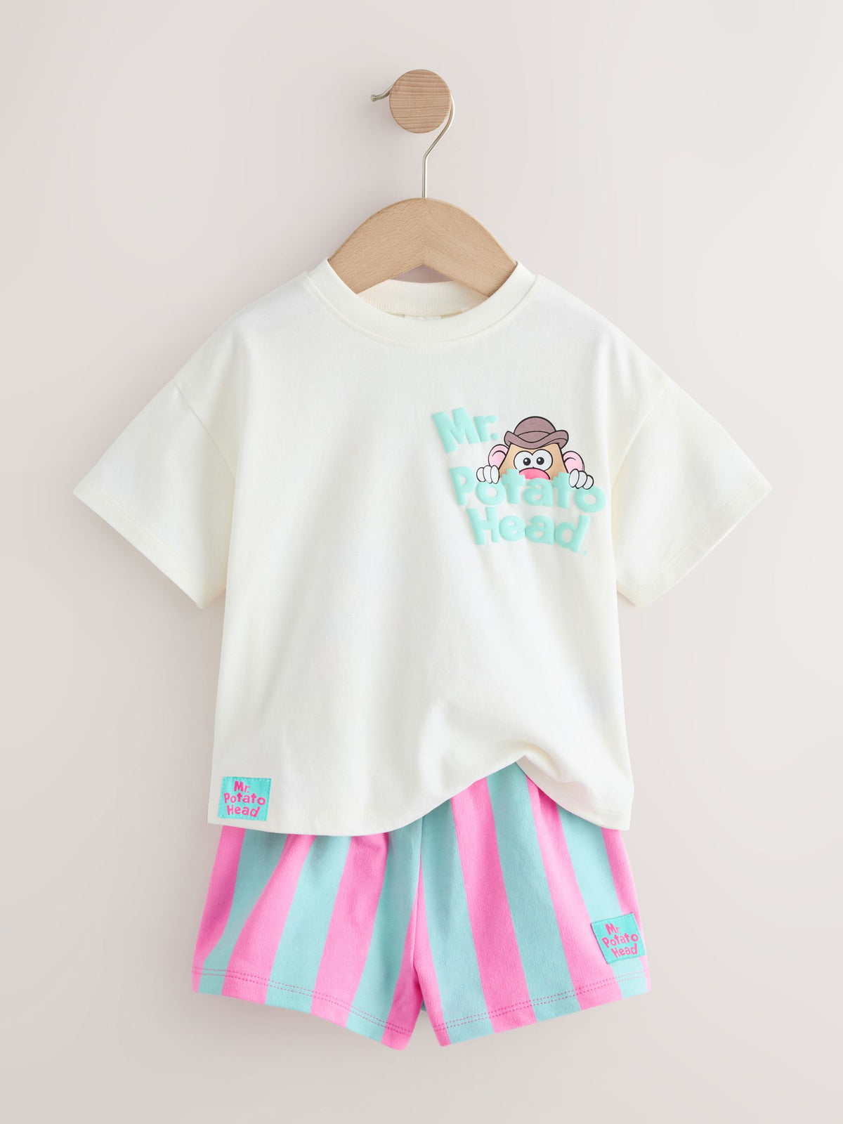 Cream Toy Story Mr Potato Head Short Sleeve T-Shirt and Short Set (3mths-7yrs)