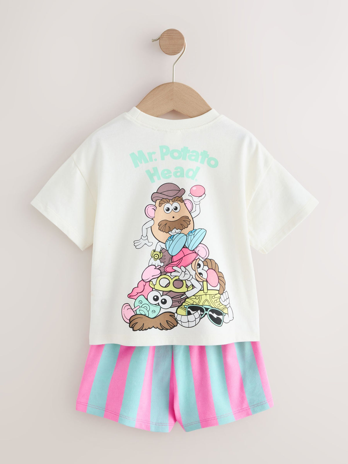 Cream Toy Story Mr Potato Head Short Sleeve T-Shirt and Short Set (3mths-7yrs)