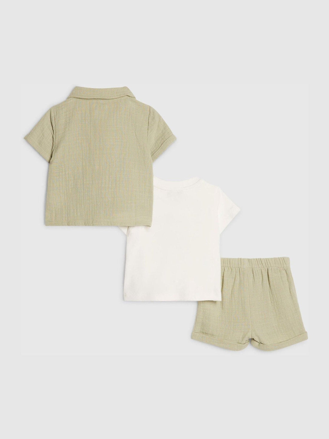 River Island Green Abbie Rosie Snacks T-Shirt & Shorts Set