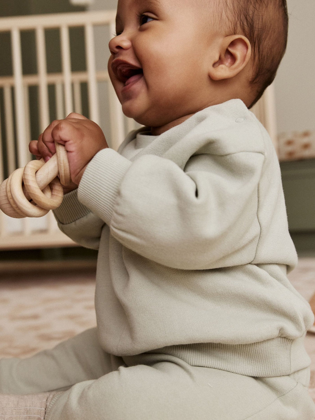 Sage Green Baby Sweater and Joggers Set (0mths-2yrs)