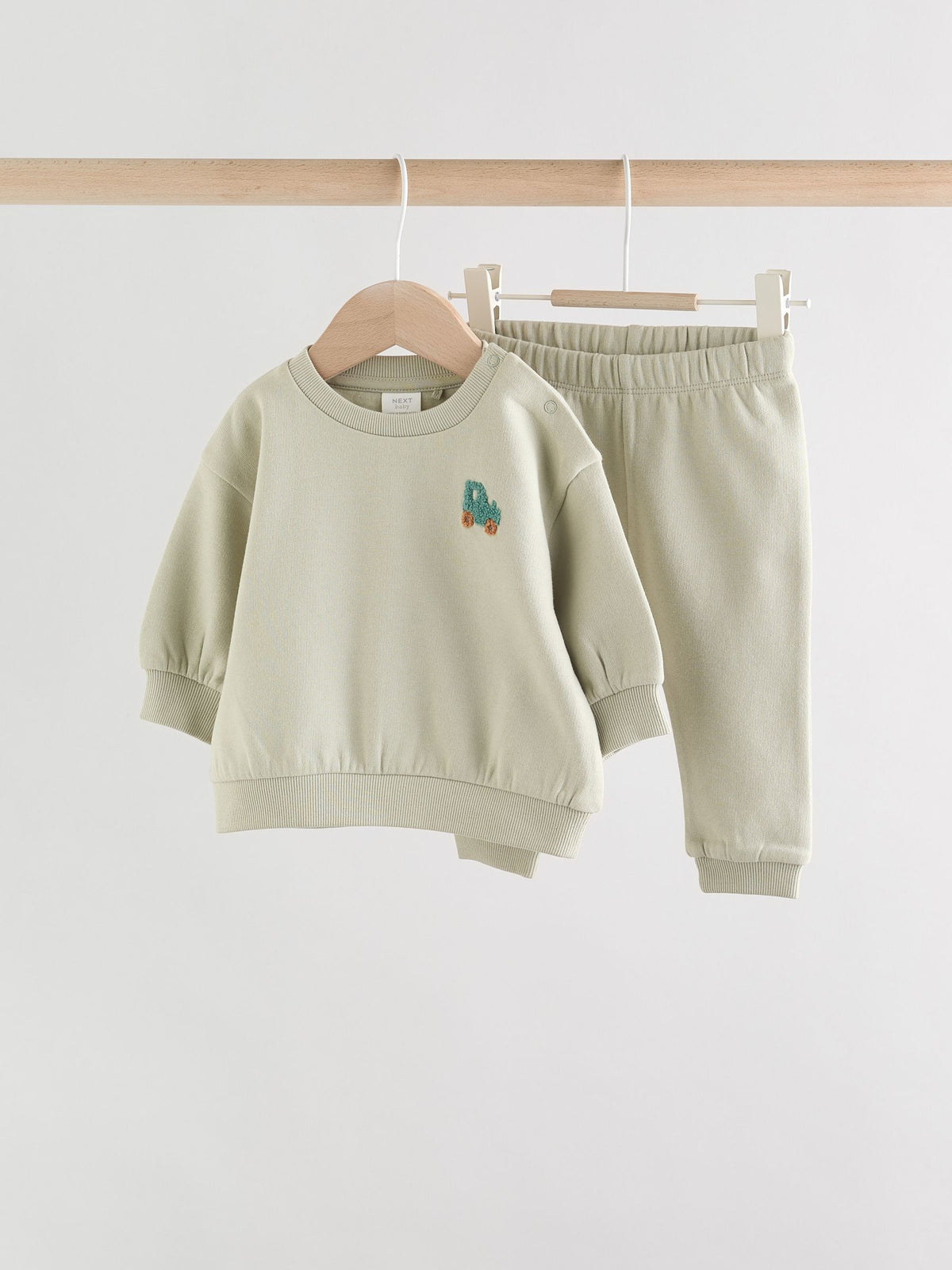 Sage Green Baby Sweater and Joggers Set (0mths-2yrs)
