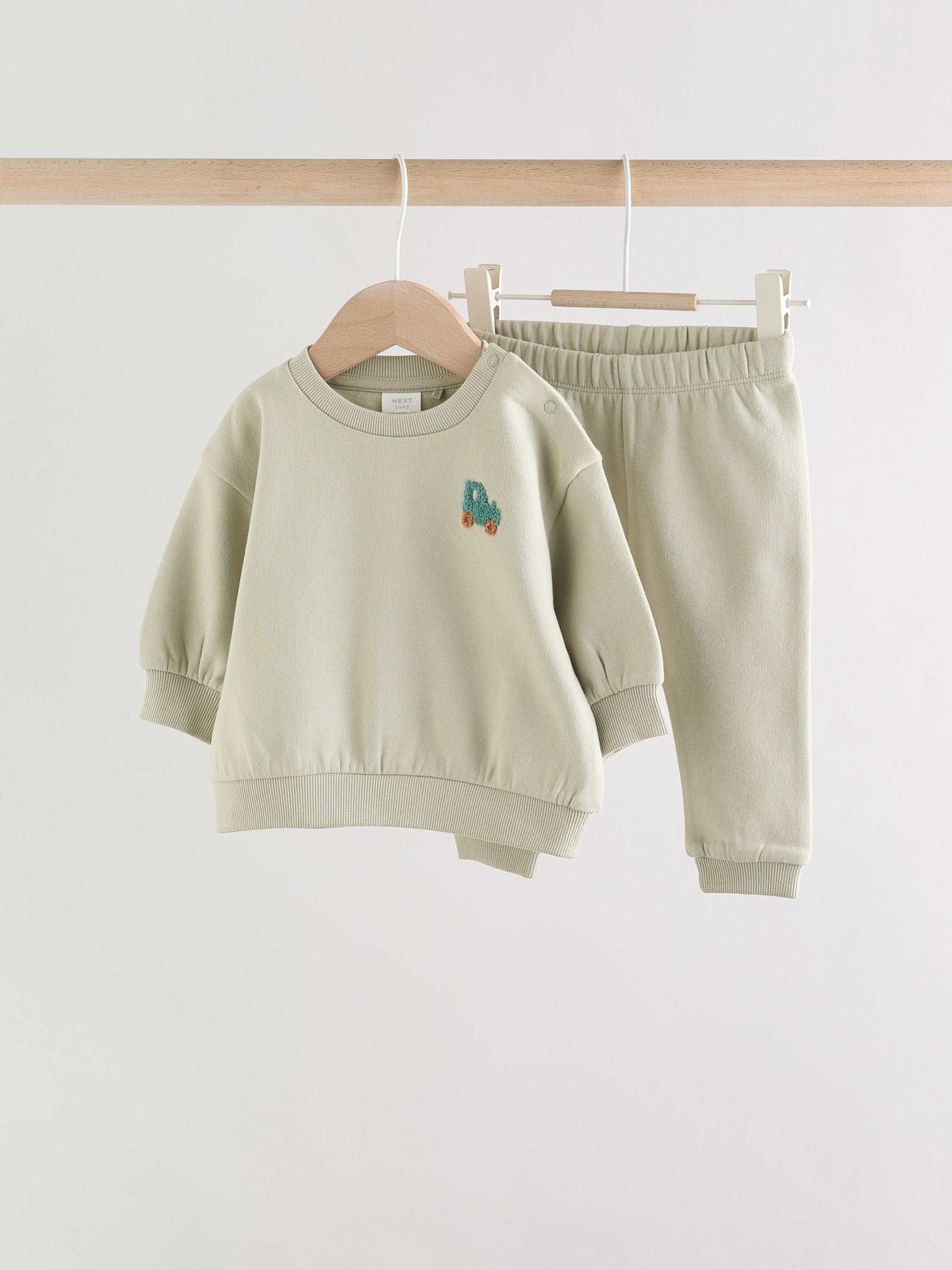 Sage Green Baby Sweater and Joggers Set (0mths-2yrs)