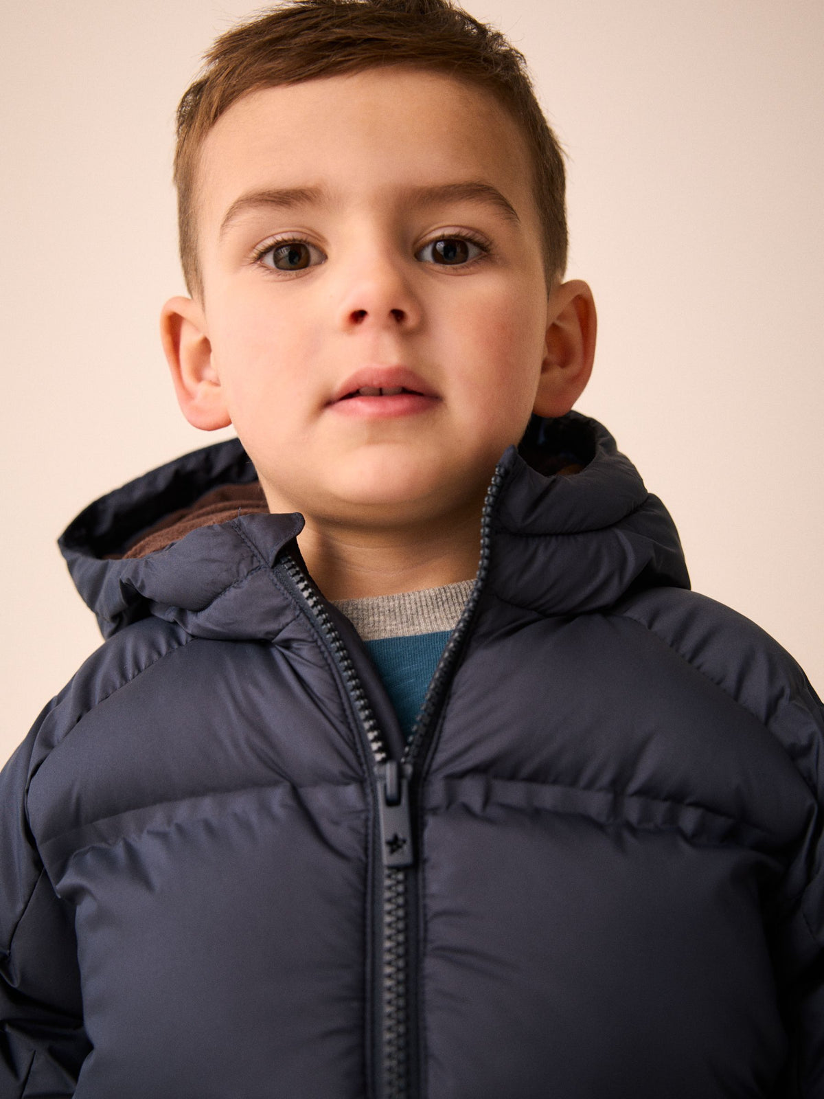 Navy Padded Coat (3mths-7yrs)