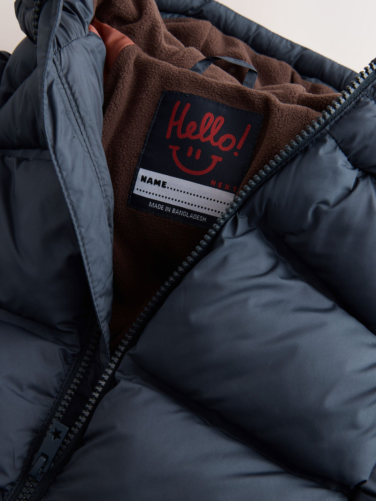 Navy Padded Coat (3mths-7yrs)