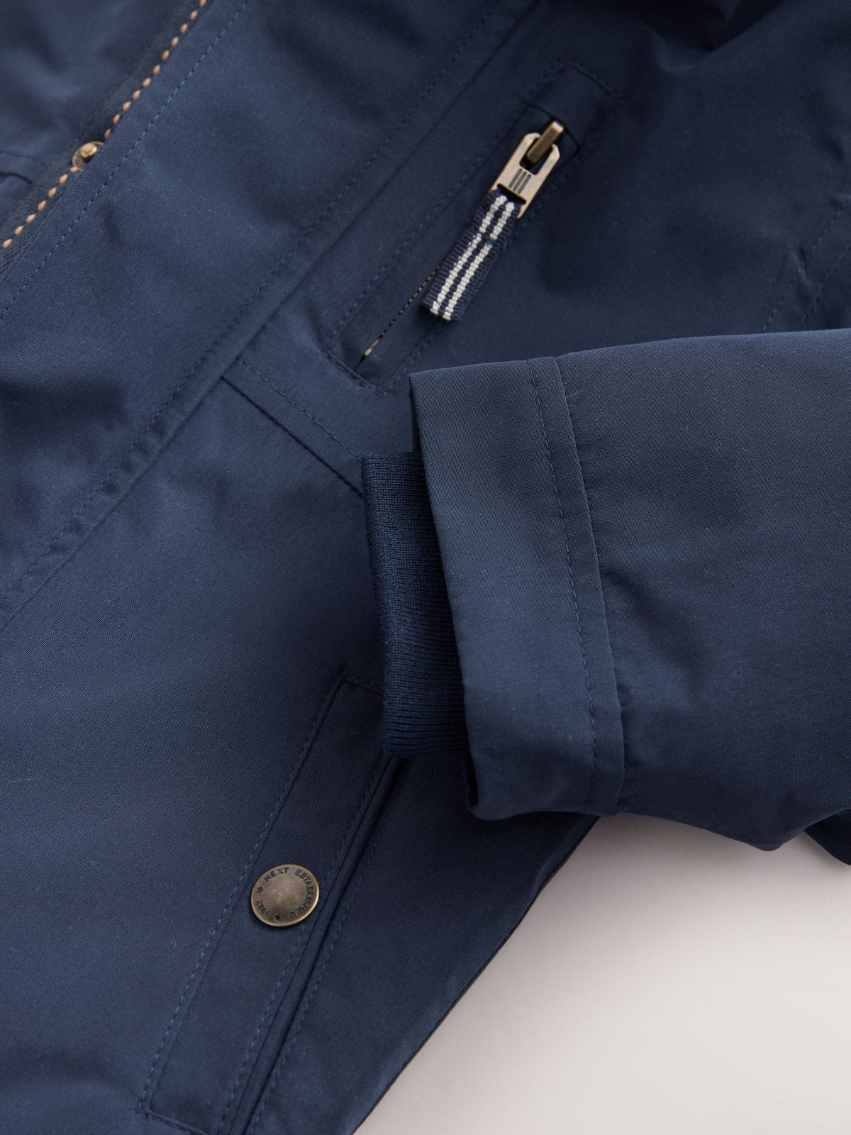Navy Waterproof Borg Lined Parka (3mths-7yrs)