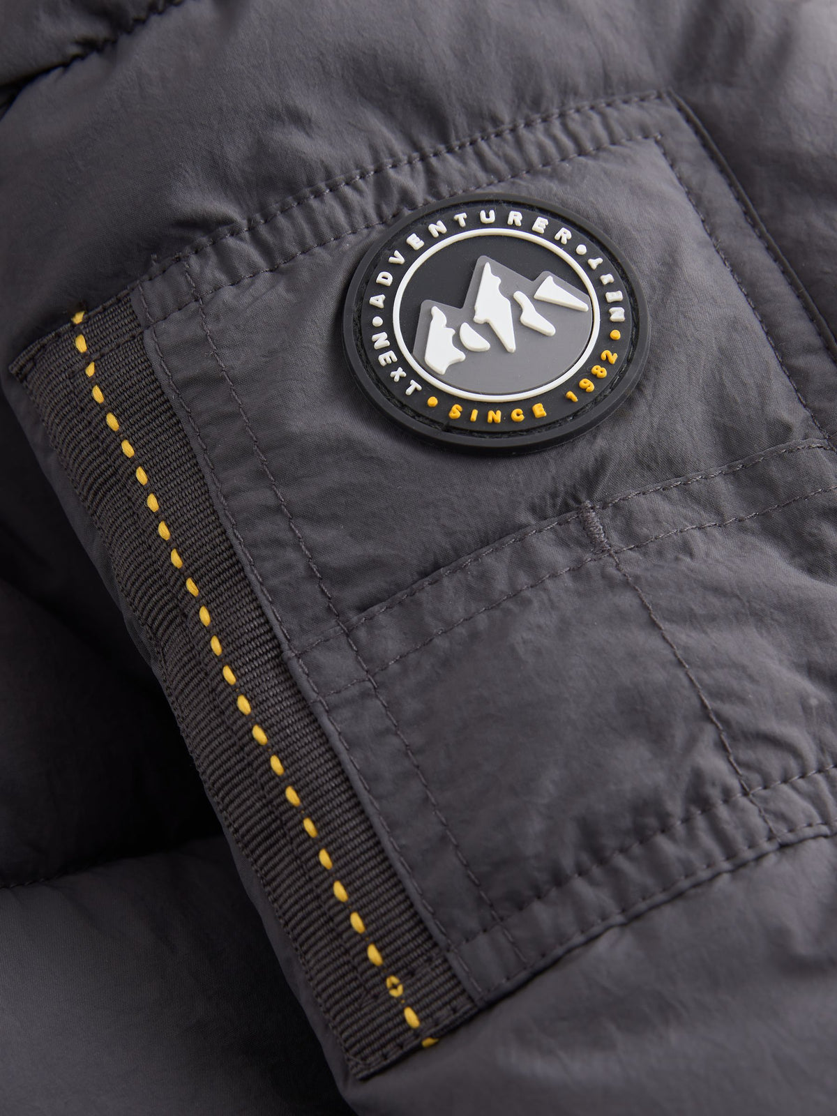 Grey Borg Lined Padded Coat (6mths-7yrs)