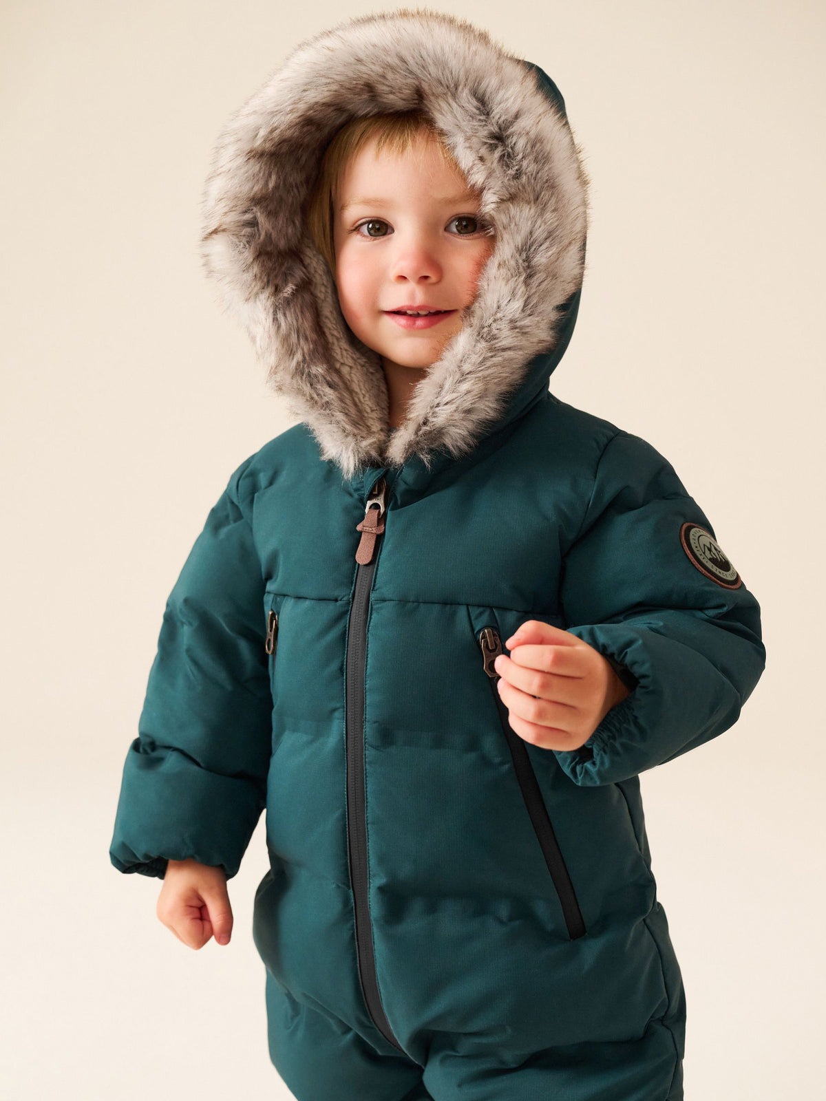 Green Waterproof Padded Snowsuit (3mths-7yrs)