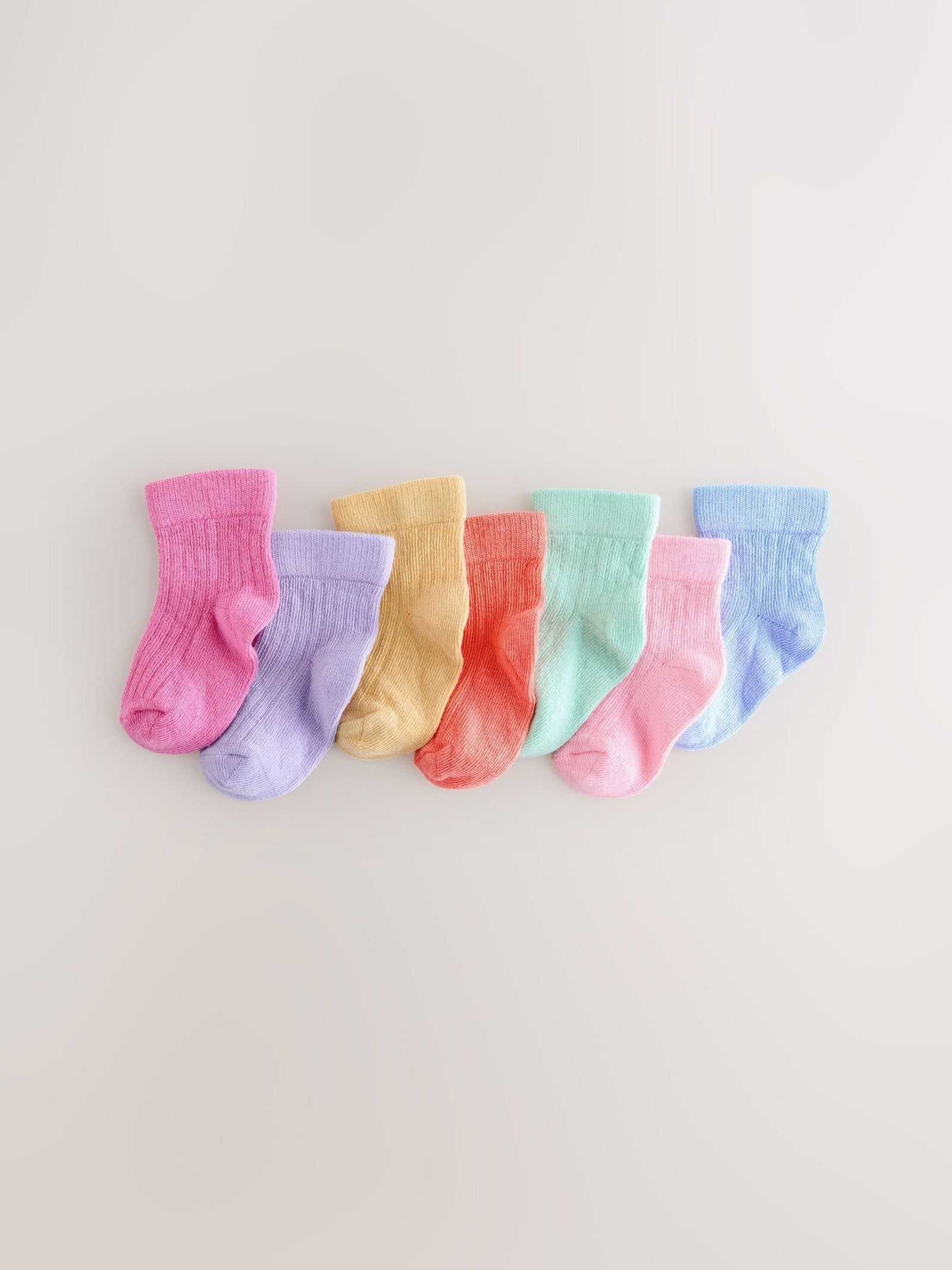 Bright Baby Socks 7 Pack (0mths-2yrs)