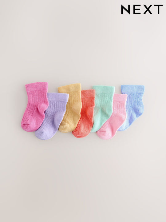 Bright Baby Socks 7 Pack