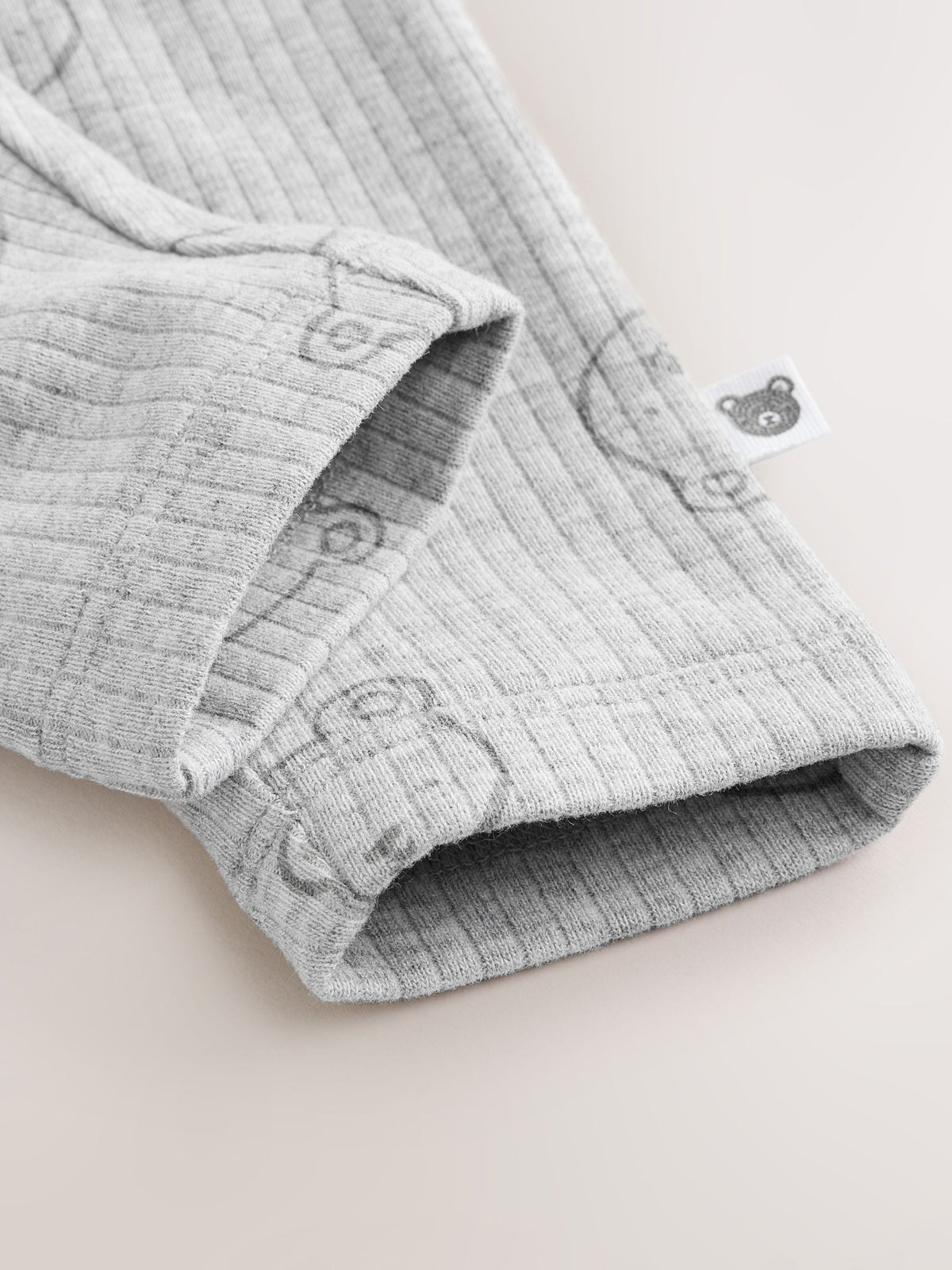 White/Grey Delicate Bear Top and Legging Baby Set (0mths-2yrs)