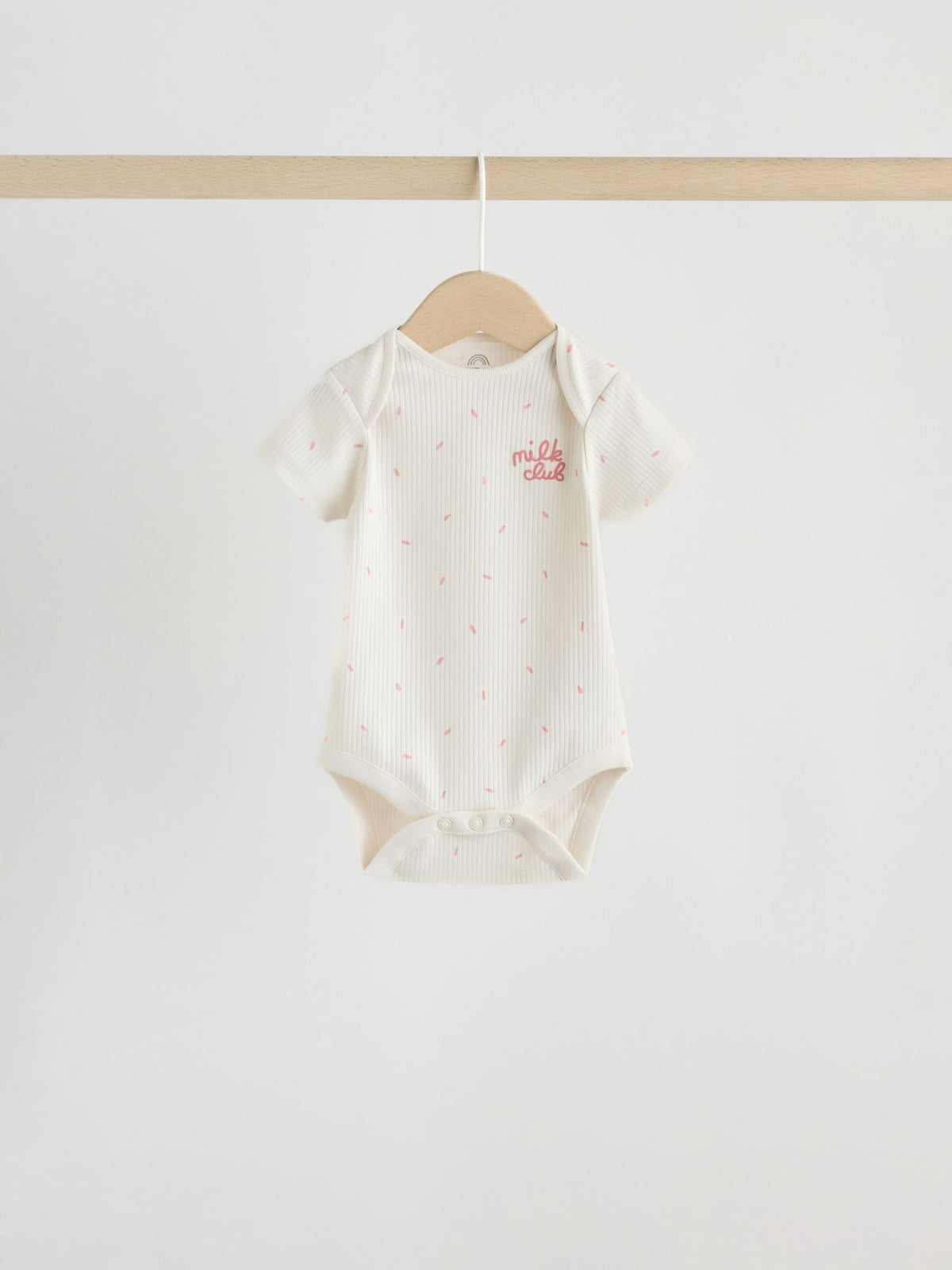 Cream Milk Club Baby Sleepsuit, Bodysuit, Bib and Hat Set 4 Piece (0-9mths)