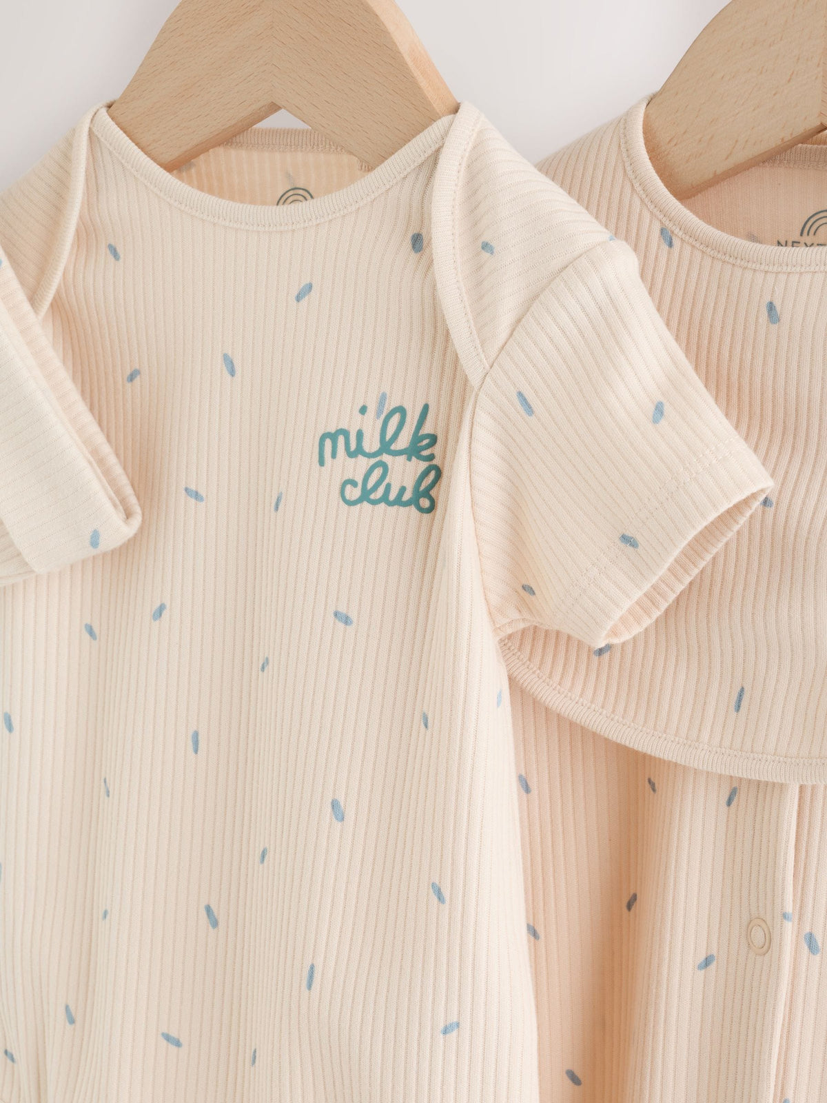 Neutral Milk Club Baby Sleepsuit, Bodysuit, Beanie and Bib Set 4 Piece (0-12mths)