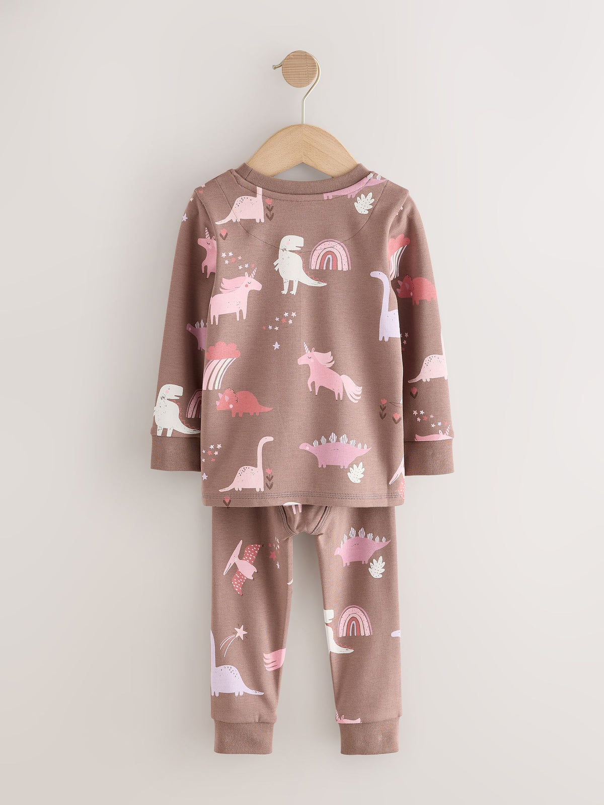 Pink/Cream Snuggle Pyjamas 3 Pack (9mths-12yrs)