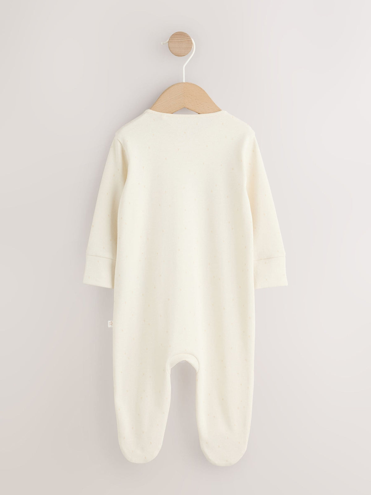 Neutral I Love My Mummy Two Way Zip Baby Sleepsuit (0-18mths)