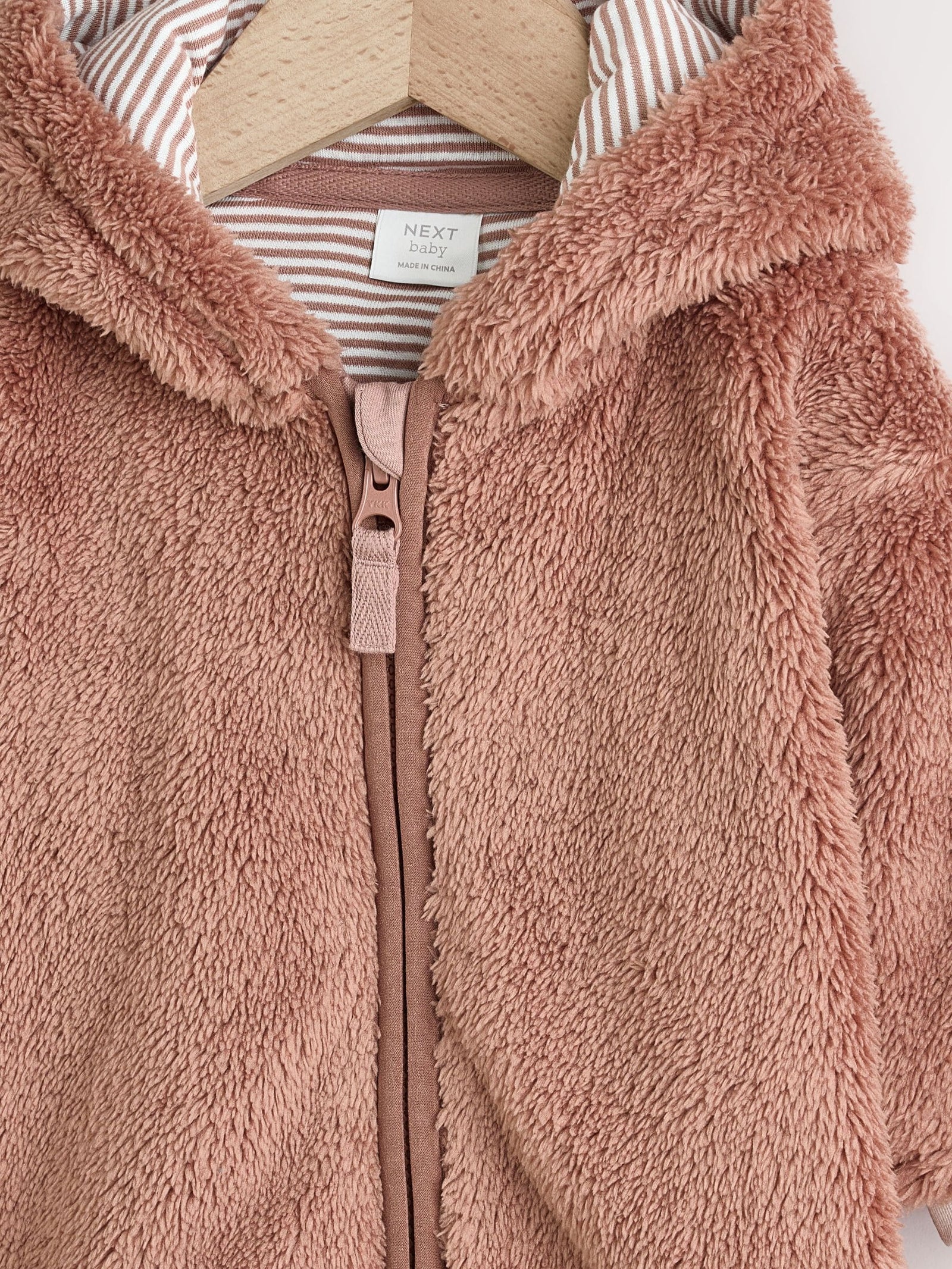 Brown Hamish Hooded Baby Fleece Jacket (0mths-2yrs)